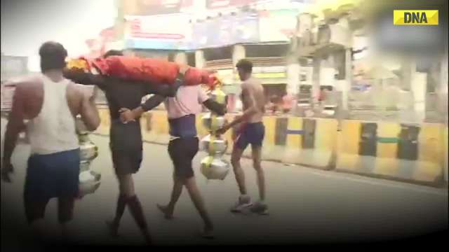 Kanwar Yatra 2025: Devotees Begin Holy Journey With Chants of Har Har Mahadev | Massive Crowd Joins
