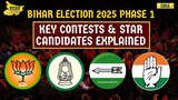 Bihar Election 2025: Top Contenders & Star Seat Battles In Phase 1; Bihar Elections 2025; Bihar News