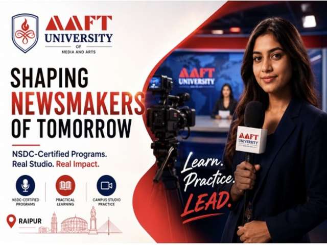 dnaindia.com - DNA Web Team - AAFT University Raipur educates journalism students through practical TV and radio broadcasting in one of the best media and arts universities of India