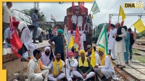 Farmer sat on Railway Track (File Photo-PTI)