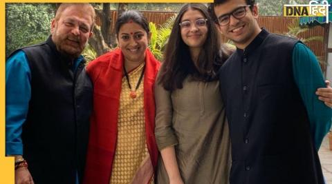 Smirti Irani with family