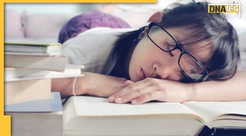 Sleeping while studying