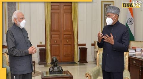 PM Modi with President Ram Nath Kovind (Photo- ट्विटर@rashtrapatibhvn)