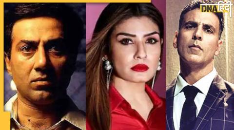 Sunny Deol, Raveena Tondon, Akshay Kumar