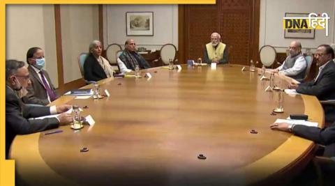 PM Narendra Modi with cabinet (Photo Credit @PIB/twitter)