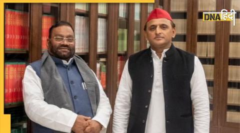 UP Election 2022  swami prasad maurya joined samajwadi party akhilesh yadav 