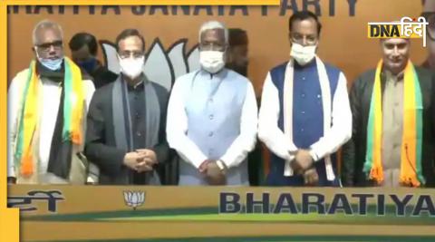 saharanpur behat congress mla naresh saini and sp mla hariom yadav joins bjp