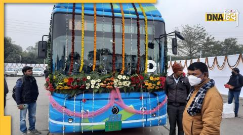 Delhi CM Kejriwal flagged off Delhi's first electric bus, know the specialty