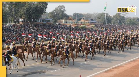 what is 61st cavalry regiment which receives the national parade on republic day