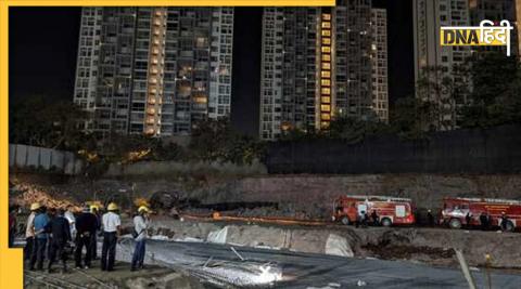 traumatic accident in pune construction building iron slab fell on workers many killed 