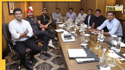 sourav ganguly attending selection meeting