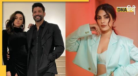 Farhan Akhtar, Shibani Dandekar, Rhea Chakraborty