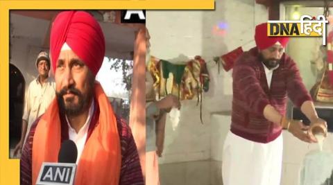 Punjab Election 2022: CM Channi worships in Shiv temple, says Congress government will be formed with two-thir