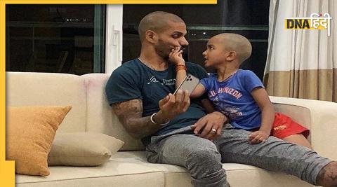 shikhar dhawan meeting son