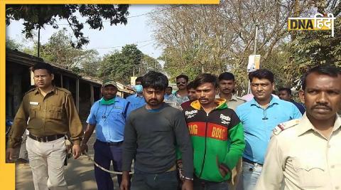 Bardhaman In the area where the theft took place, the police did a route march with the thieves