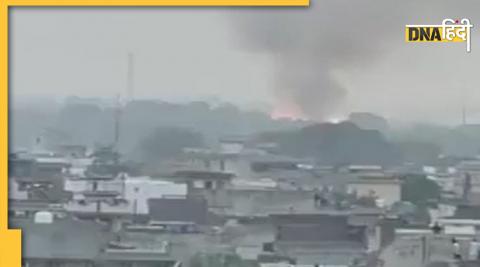 many serial big blast in sialkot of pakistan army base