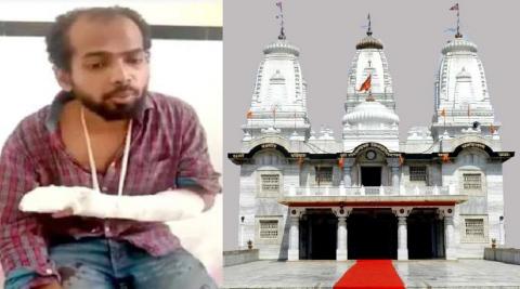 Gorakhnath Temple Attack Murtaza gun practice airgun shooting and shrapnel recovered from the room