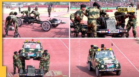 bsf dismantling and assembling of gypsy under just 117 seconds shared Video Viral