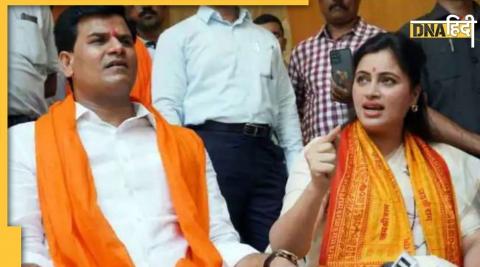 Amidst Hanuman Chalisa controversy, MP Navneet Rana and her husband Kol jailed for 14 days, the court gave a b