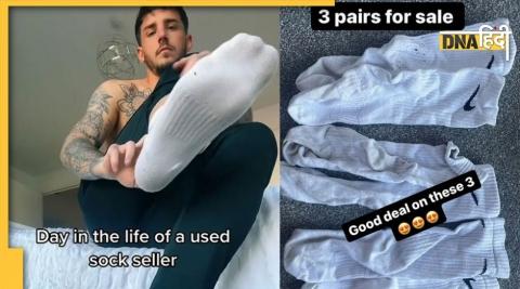 Man earns by selling used socks