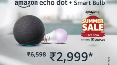 Amazon echo dot + Smart Bulb
