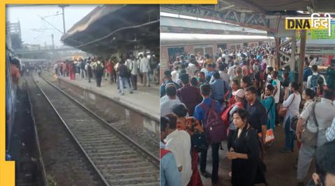 mumbai local train services delayed due to technical glitch