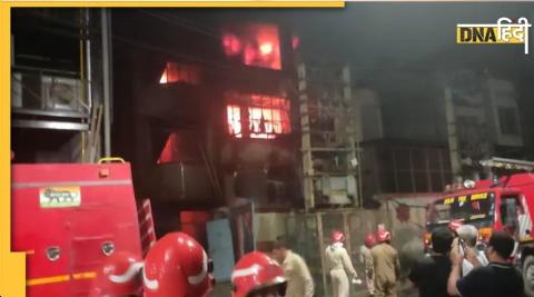 After Mundka massive fire broke out factory of Narela, Delhi, 22 fire tenders on the spot