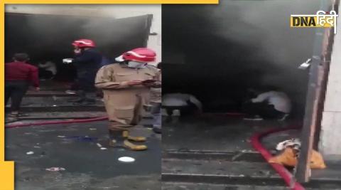 After Mundka, a massive fire broke out in a marriage hall in Delhi, 12 fire tenders reached the spot