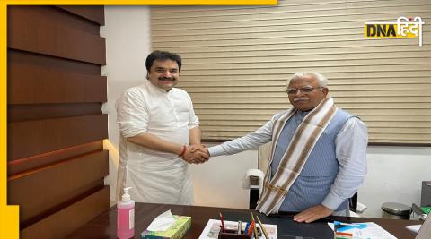 Kuldeep Bishnoi Meets CM Khattar