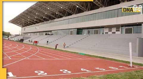 Athletes have to leave Thyagaraj Stadium ias walks with dog Sanjeev Khirwar