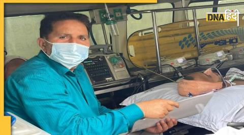 Aslam lone with his injured Son