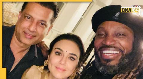 Chris Gayle, Preity Zinta