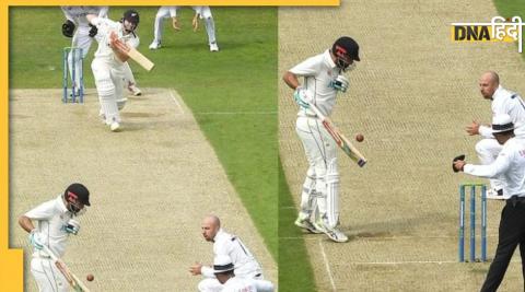 England Vs New Zeland Test Match: Henry Nichols Bizzare Catch Out 