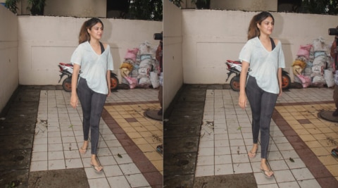  Rhea Chakraborty posed for the paparazzi