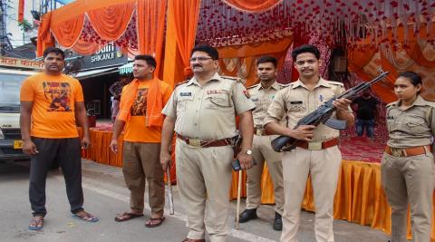 UP Police On Alert