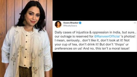 Swara Bhaskar reaction 