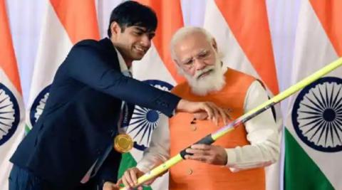 PM Modi congratulates Neeraj Chopra 