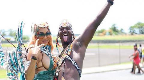 Darren Sammy With Wife 