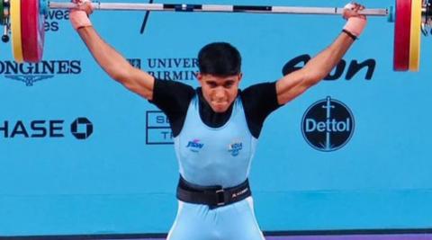 Sanket mahadev Sergar wins first medal for india