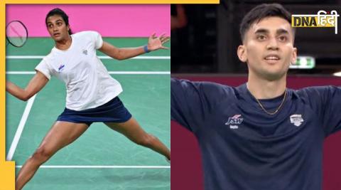 Sindhu and Lakshya in CWG 2022 Final