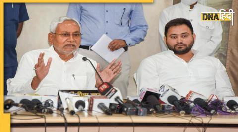 Nitish Kumar with RJD