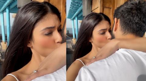 Mouni Roy Kiss Photos