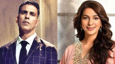 Juhi Chawla And Akshay Kumar