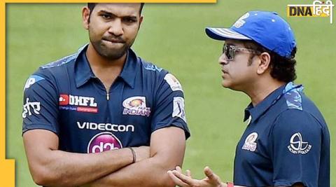 rohit sharma sachin tendulkar photo