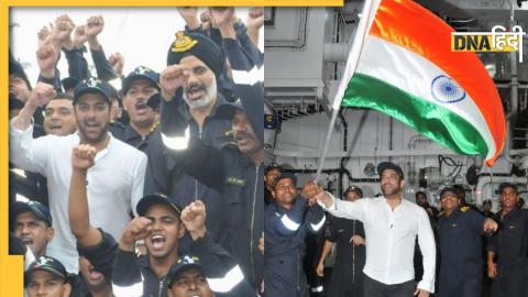 Salman Khan met Indian Navy officers सलमान खान