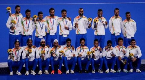 Indian Hockey Team Olympic Medal 