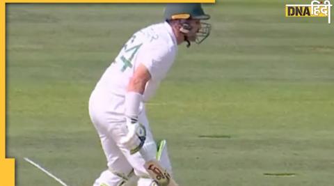 eng vs sa dean elgar dismissal