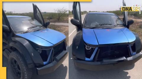 Car Modification Maruti Suzuki Alto800 turned into Ferrari cool crossover