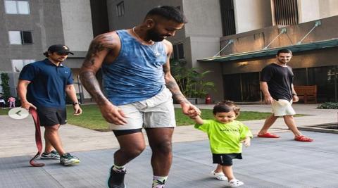 Hardik Pandya Super Dad