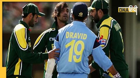 Dravid Akhtar fight 